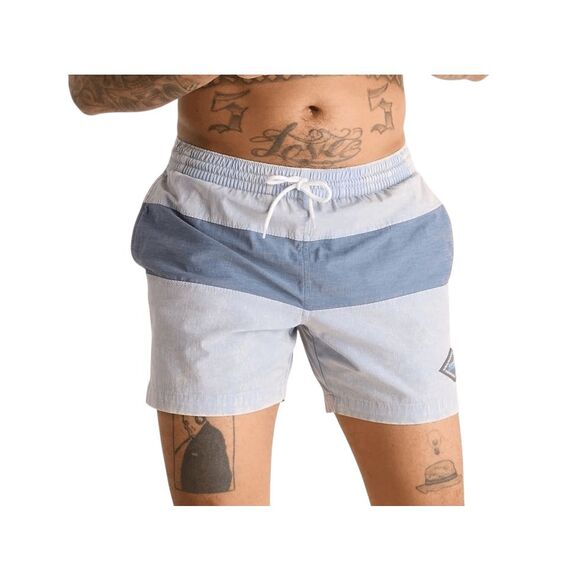 NWT Chubbies "House of the Rising Buns" Washed Blue Retro Faded Swim Trunk 2XL - Picture 1 of 10